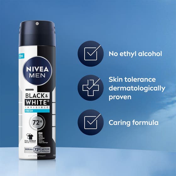 MEN Black & White Fresh Spray