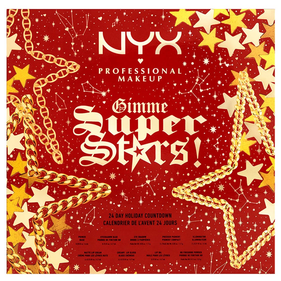 NYX Professional Makeup Gimme Super Stars! Holiday Advent Calendar 2021