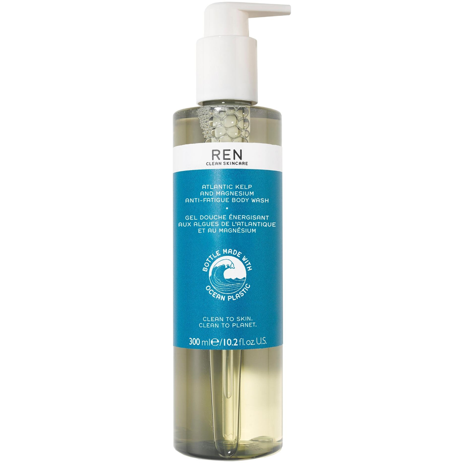 Atlantic Kelp And Magnesium Anti-Fatigue Body Wash, 300 ml REN Bad- & Duschcreme