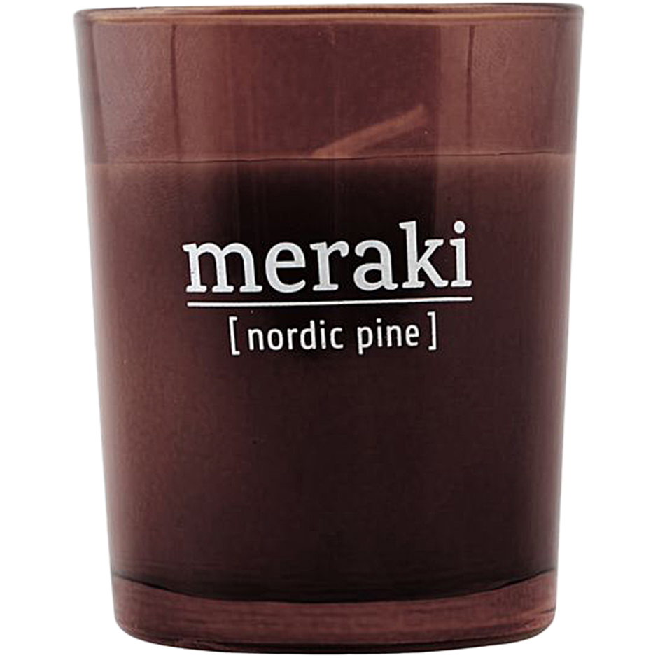 Nordic Pine Scented Candle, Meraki Doftljus