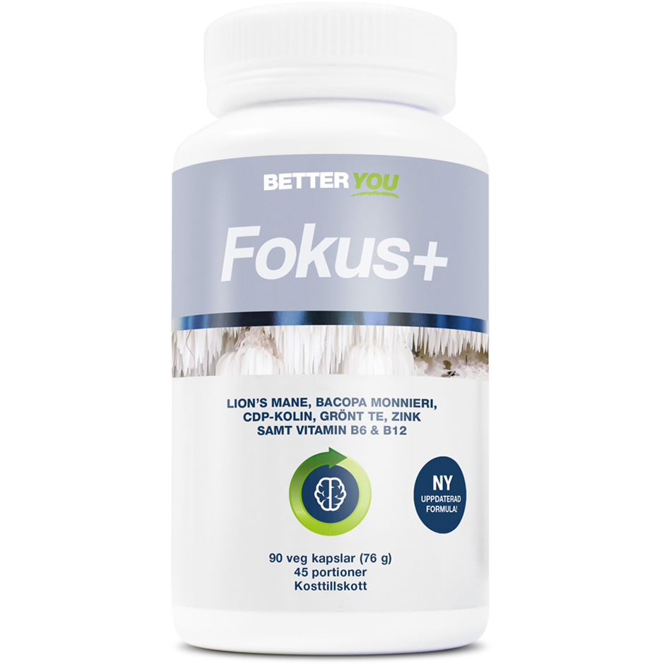 Fokus Plus, 90 st Better You Kosttillskott