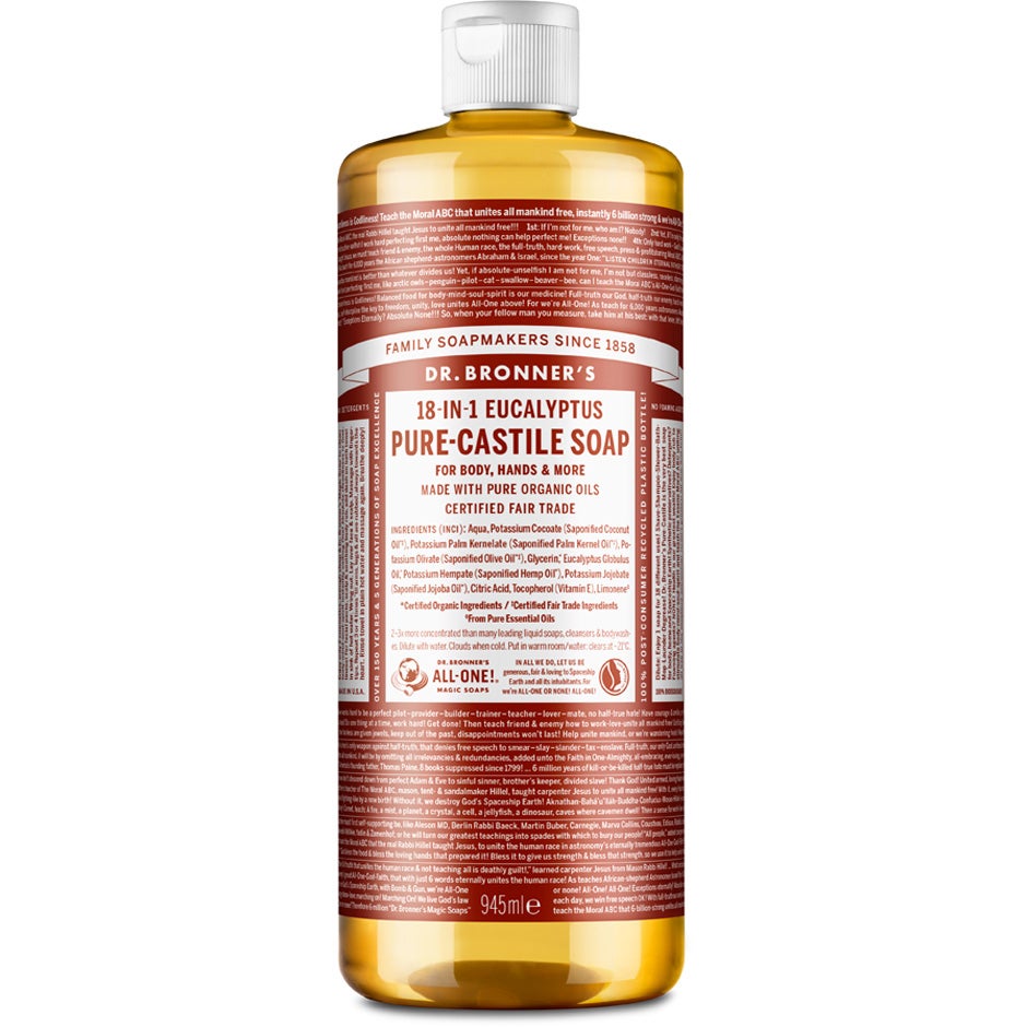 Dr-Bronner's Pure Castile Liquid Soap Eucalyptus 945 ml