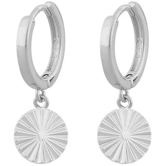 Ray ring pendant ear plain silver