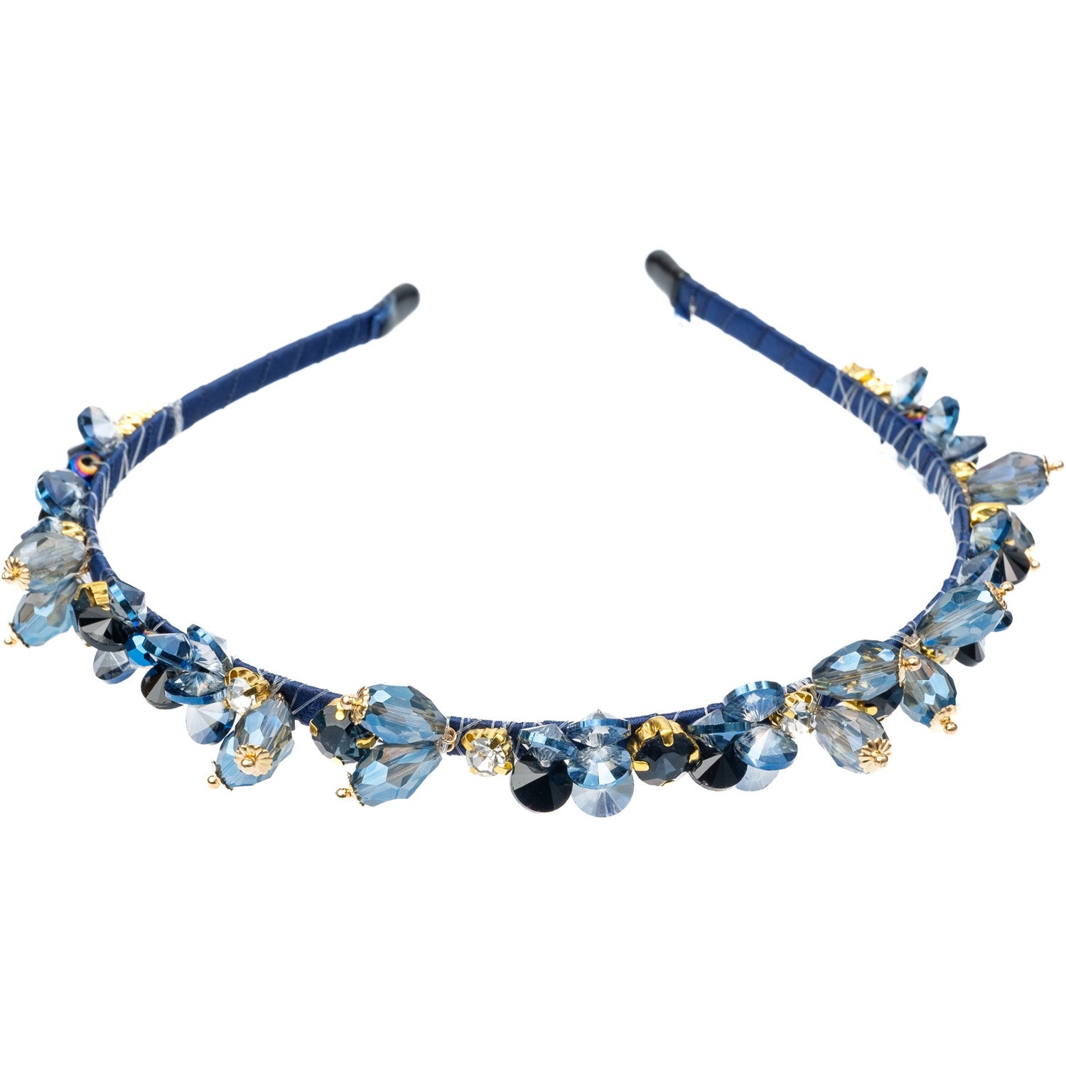 Dark Dark Crystal Hair Band Navy Blue - 1 pcs parfym
