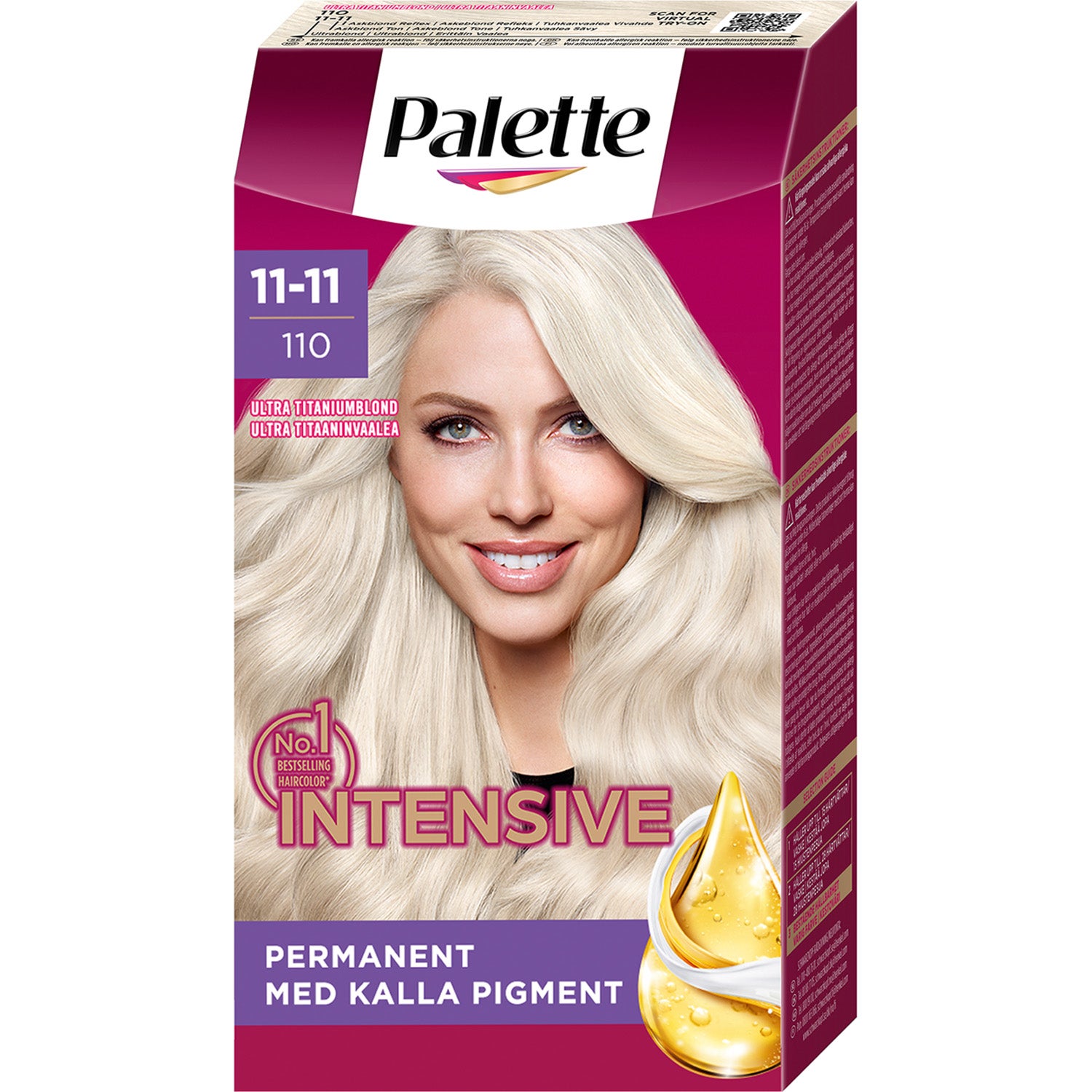 Schwarzkopf Palette Mood 110 Ultra Titanblond - 115 ml