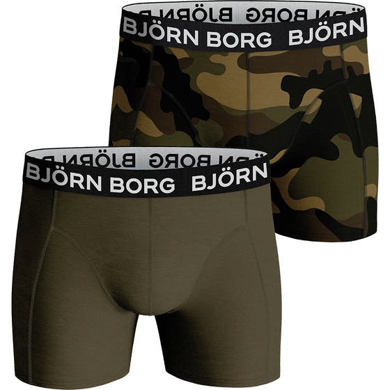 2P Core Boxer Army Green