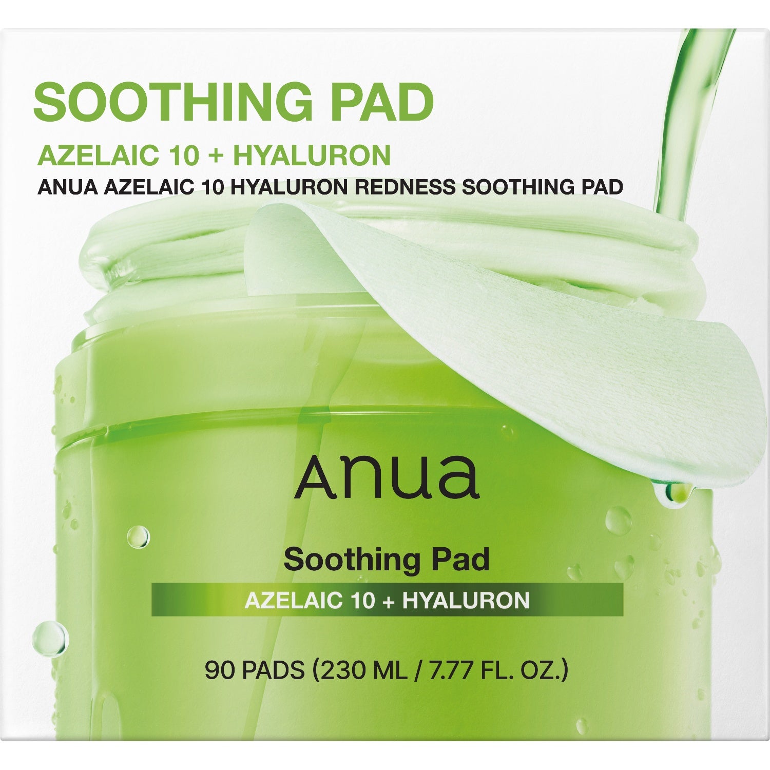 Anua Anua AZELAIC 10 HYALURON REDNESS SOOTHING PAD 230 ml parfym