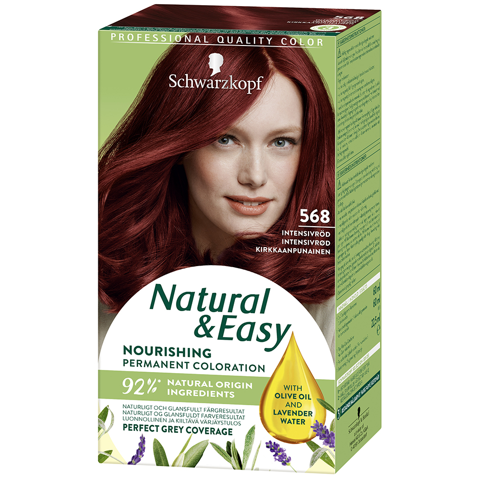 Natural & Easy,  Schwarzkopf Röd hårfärg