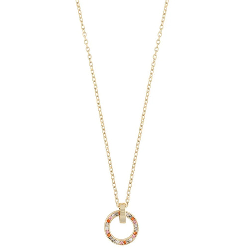 Snö of Sweden Unnie small pendant neck 42 gold/mix pink