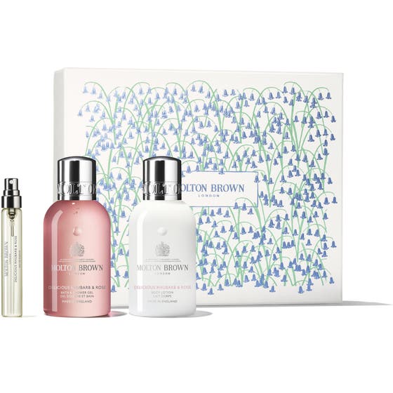Delicious Rhubarb & Rose Travel Gift Set