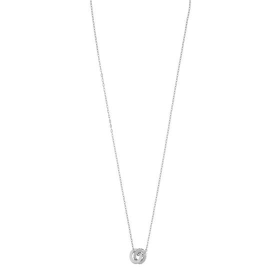 Connected Pendant Neck Silver/Clear