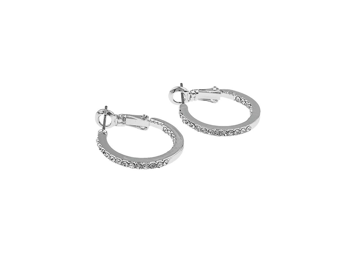Story Small Ring Ear Silver/Clear