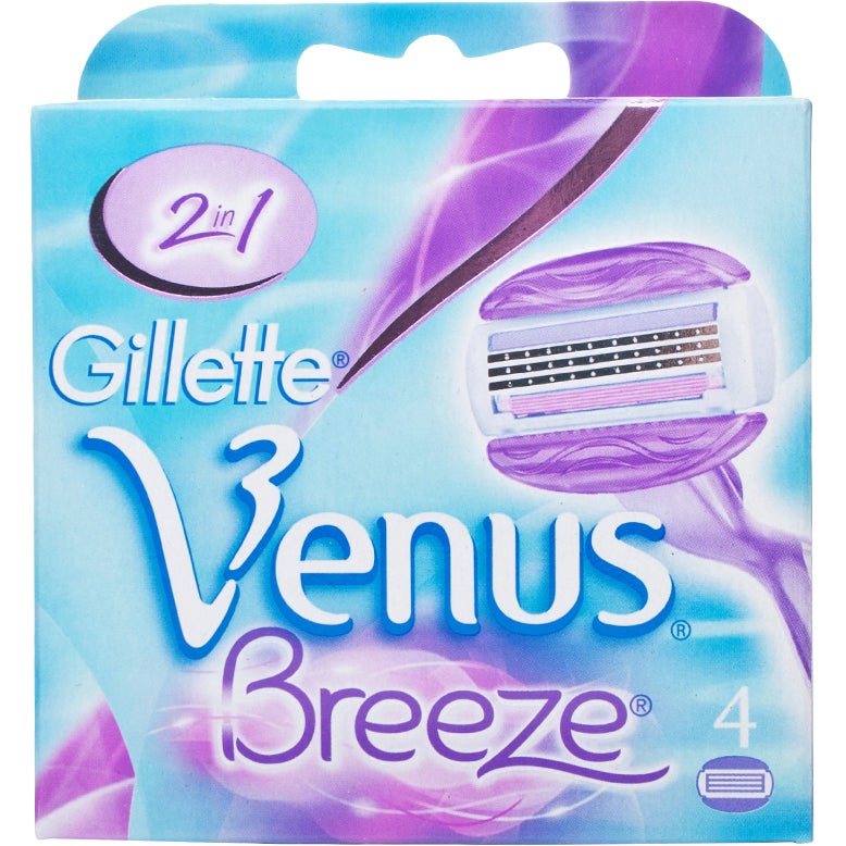 Gillette Venus Breeze Refill, 4 pack Gillette Rakhyvlar