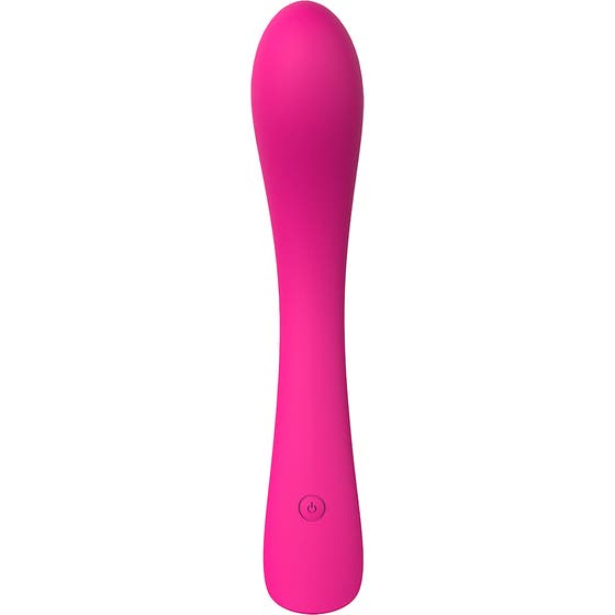 One-Hand Vibrating G-Spot Dildo