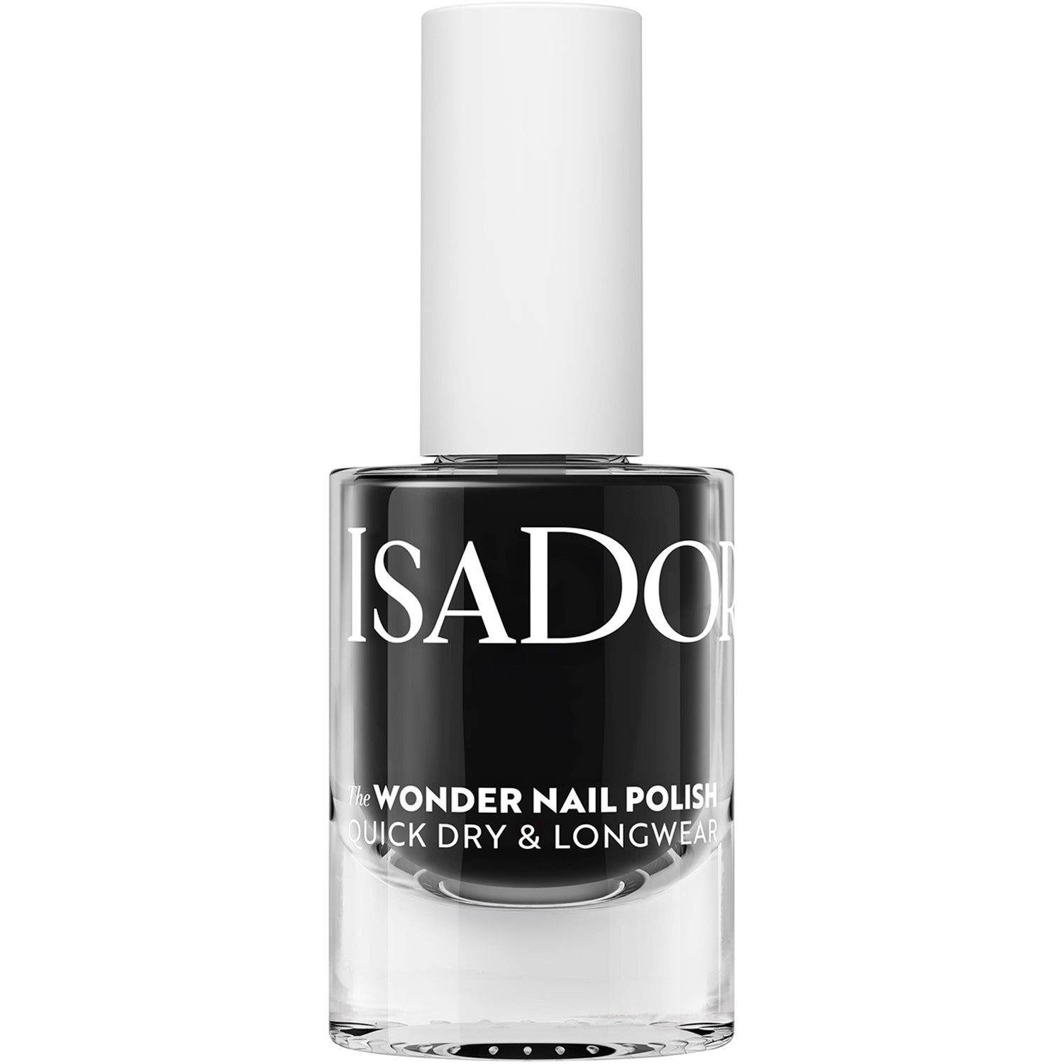 IsaDora The Wonder Nail Polish Quick dry & Longwear Black Lacquer - 5 ml