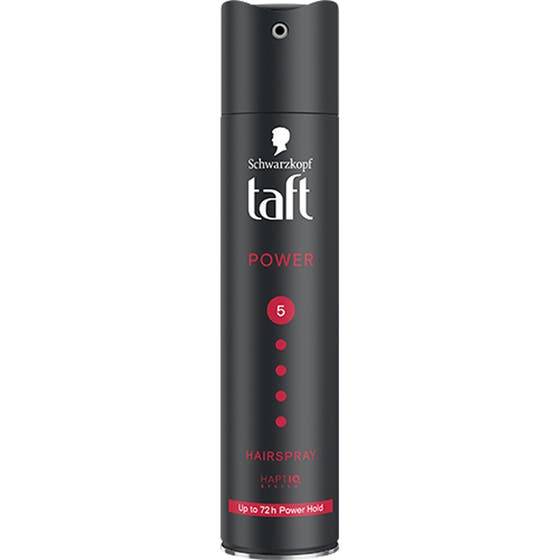 Taft Hair Hairspray Power Caffeine Hold Level 5