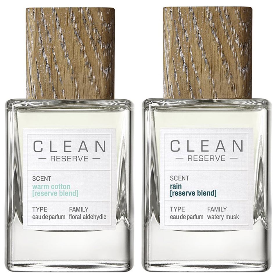 Warm Cotton & Rain Reserve Blend,  Clean EdP