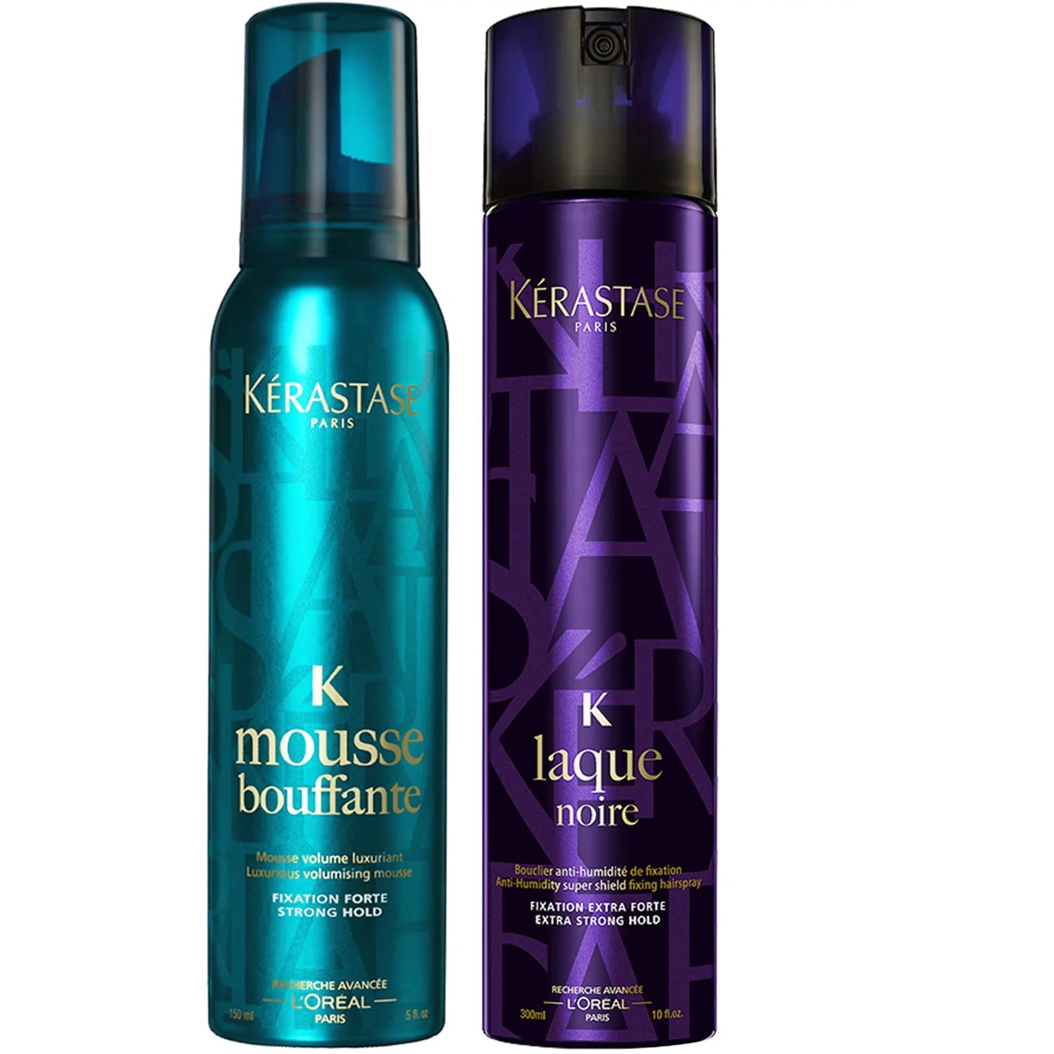 Kérastase Mousse Bouffante & Laque Noire Hairspray