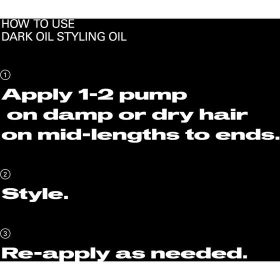 DarkOil Smooth and Shine Styling Oil