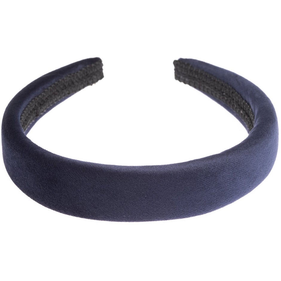 Dark Velvet Hair Band Broad Navy Blue pcs 1