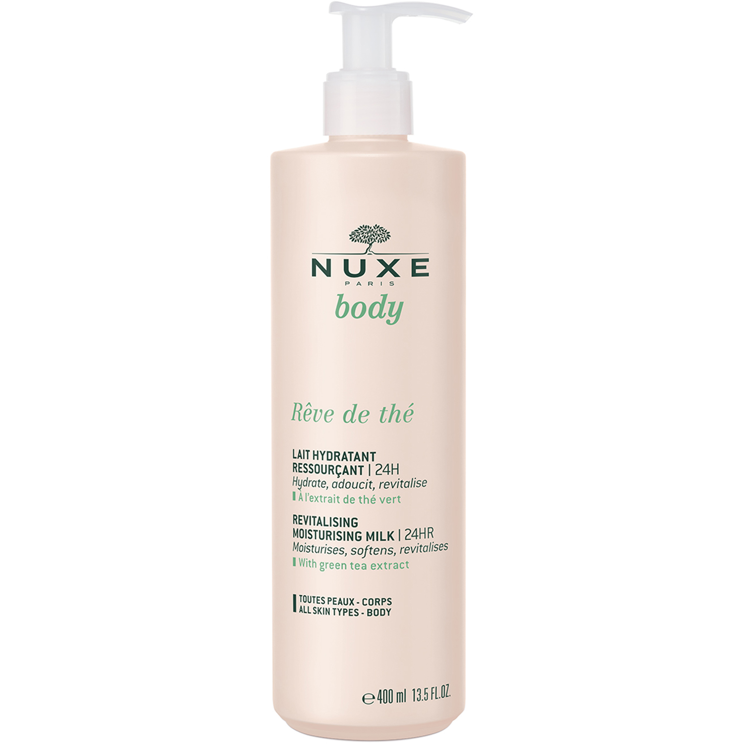 Body Reve De Thé Moisturising Milk, 400 ml Nuxe Body Lotion