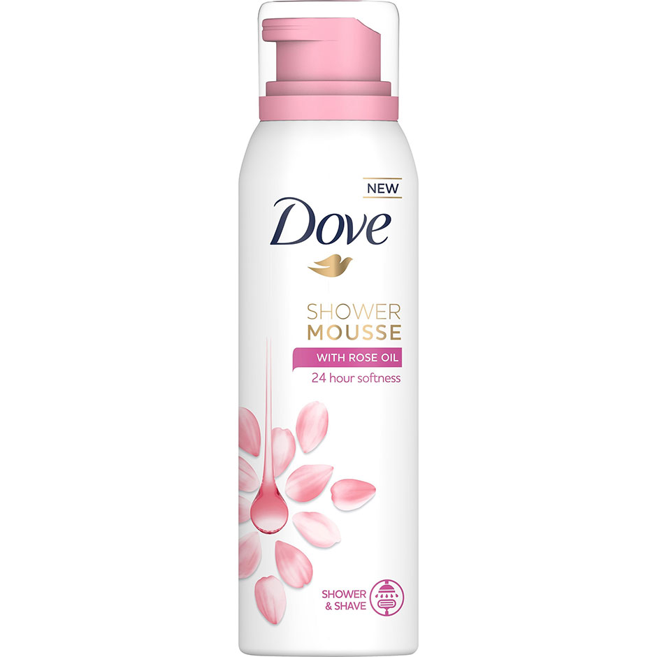 Shower Mousse Rose Oil, 200 ml Dove Bad- & Duschcreme