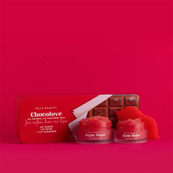 Chocolate Bar Lip Care Duo + Lip Scrubber