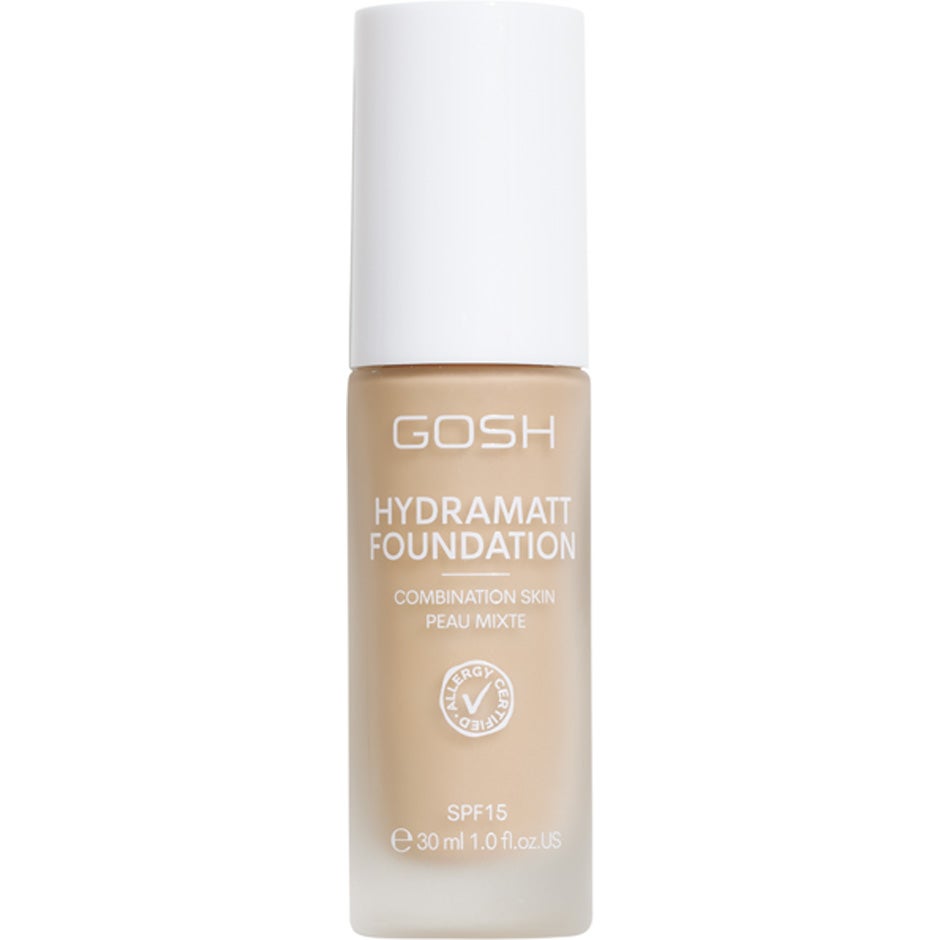 GOSH Hydramatt Foundation Very Light - Yellow/Cold Undertone 004N - 30 ml