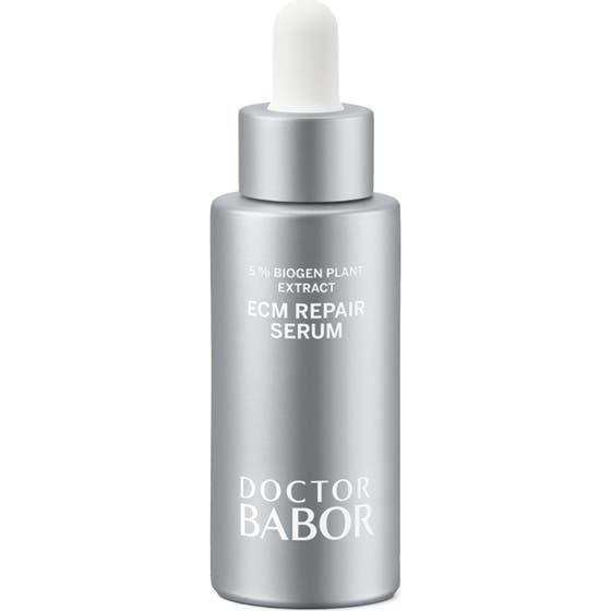 Doctor Babor ECM Repair Serum 30 ml ansiktsserum för mogen hud som ger reparation i silvergrå flaska med vit pipett