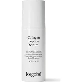 Jorgobé Multi-Peptide Filler Serum 50 ml rynkreducerande anti aging serum i en stilren vit flaska med svart text