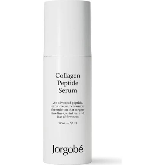 Jorgobé Multi-Peptide Filler Serum 50 ml rynkreducerande anti aging serum i en stilren vit flaska med svart text