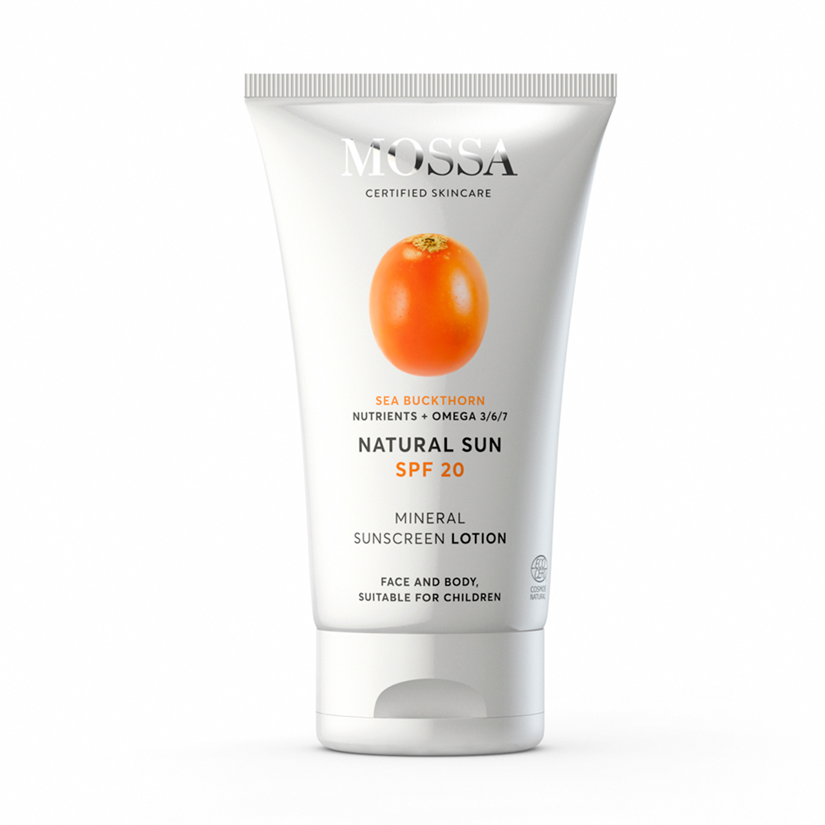 NATURAL SUN Mineral Sunscreen Lotion, MOSSA Solskydd & Solkräm