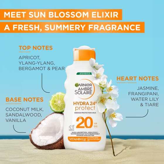 Ambre Solaire Hydra 24H Protect Sun Protecting Milk SPF20