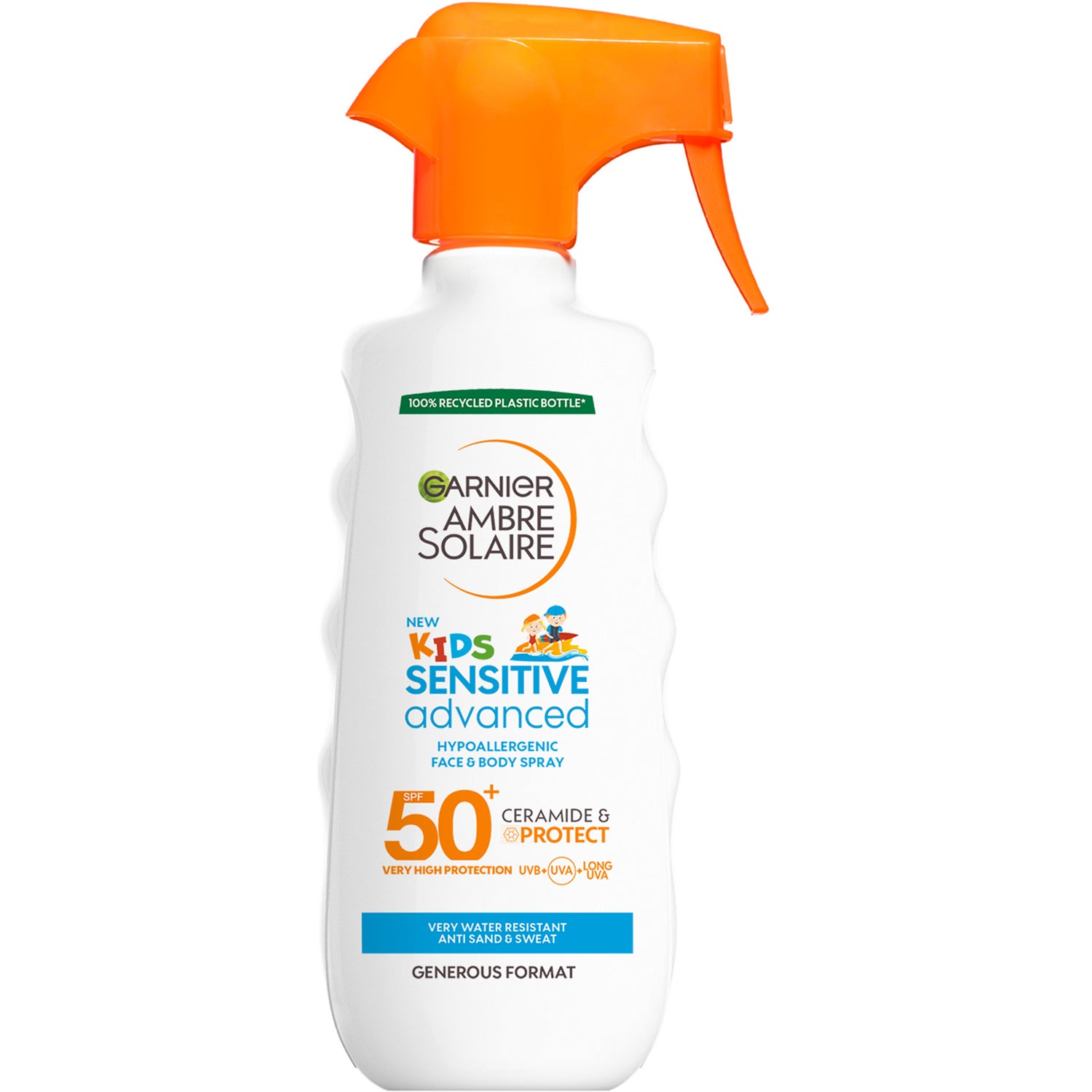 Garnier Ambre Solaire Sensitive Advanced Kids Hypoallergenic Happy Trigger Spray - 270 ml