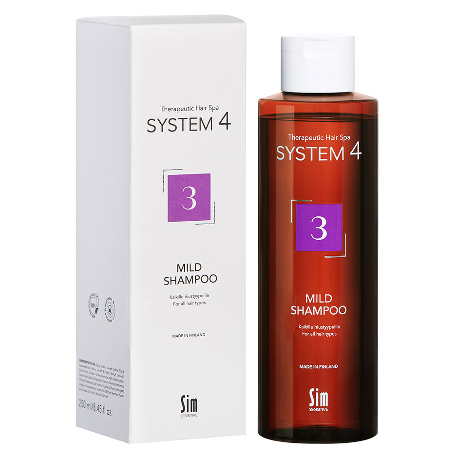 System 4 3 Mild Shampoo, 250 ml SIM Sensitive Schampo