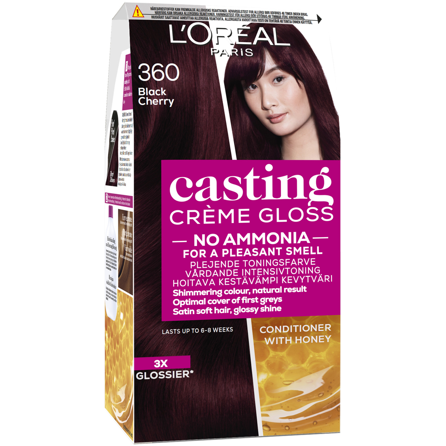 L'Oréal Paris Casting Crème Gloss 360 Mörk Mahognybrun, Black Cherry L'Oréal Paris Hårfärg