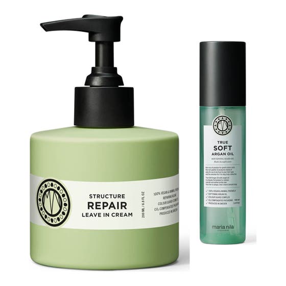 Structure Repair Leave In Cream & True Soft Argan Oil Set