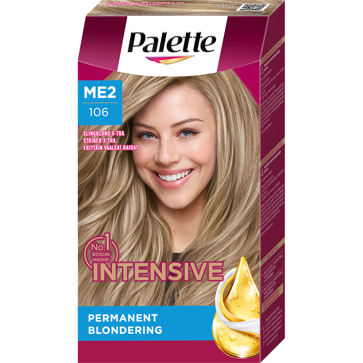 Mood Haircolor 106 Slingblond X-Tra,  MOOD Hårfärg