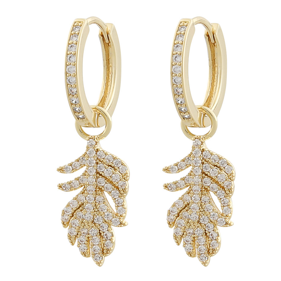 Lana Ring Ear Feather 251 g/clear