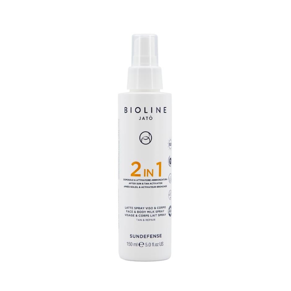 Bioline Jatò2 IN 1 After Sun Activator Face Body Milk Spray Repair