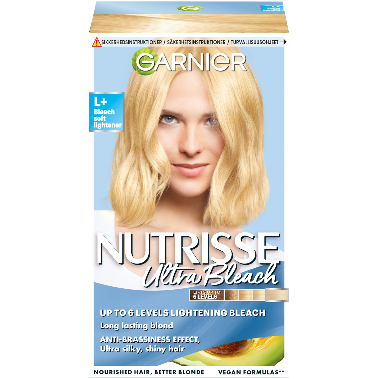 Garnier Nutrisse Truly Blond L+ Extreme Blonding,  Garnier Blond hårfärg
