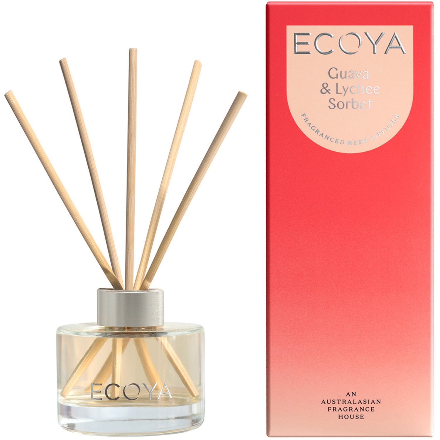 Ecoya Guava & Lychee Sorbet Fragrance Sticks 50 ml
