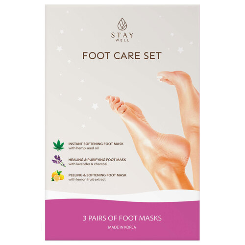 Stay Well Foot masks (3 masks)