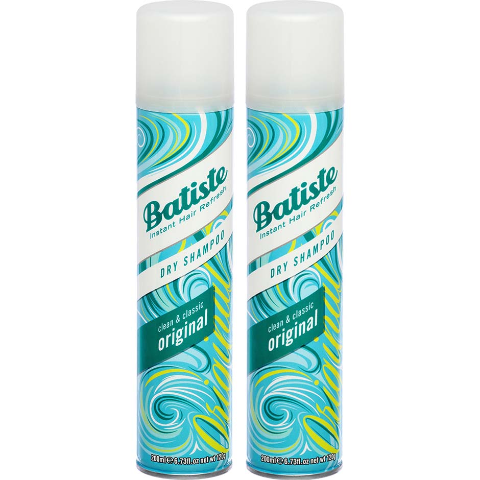 Batiste Dry Shampoo Original Duo 2 x Dry Shampoo 200ml 400 ml