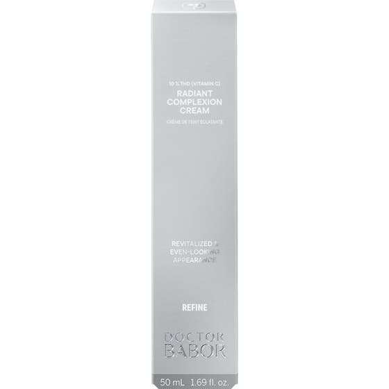 Babor DOC Radiant Complexion Cream 50 ml lystergivande ansiktskräm i silvergrå ytterförpackning med 10 % vitamin C