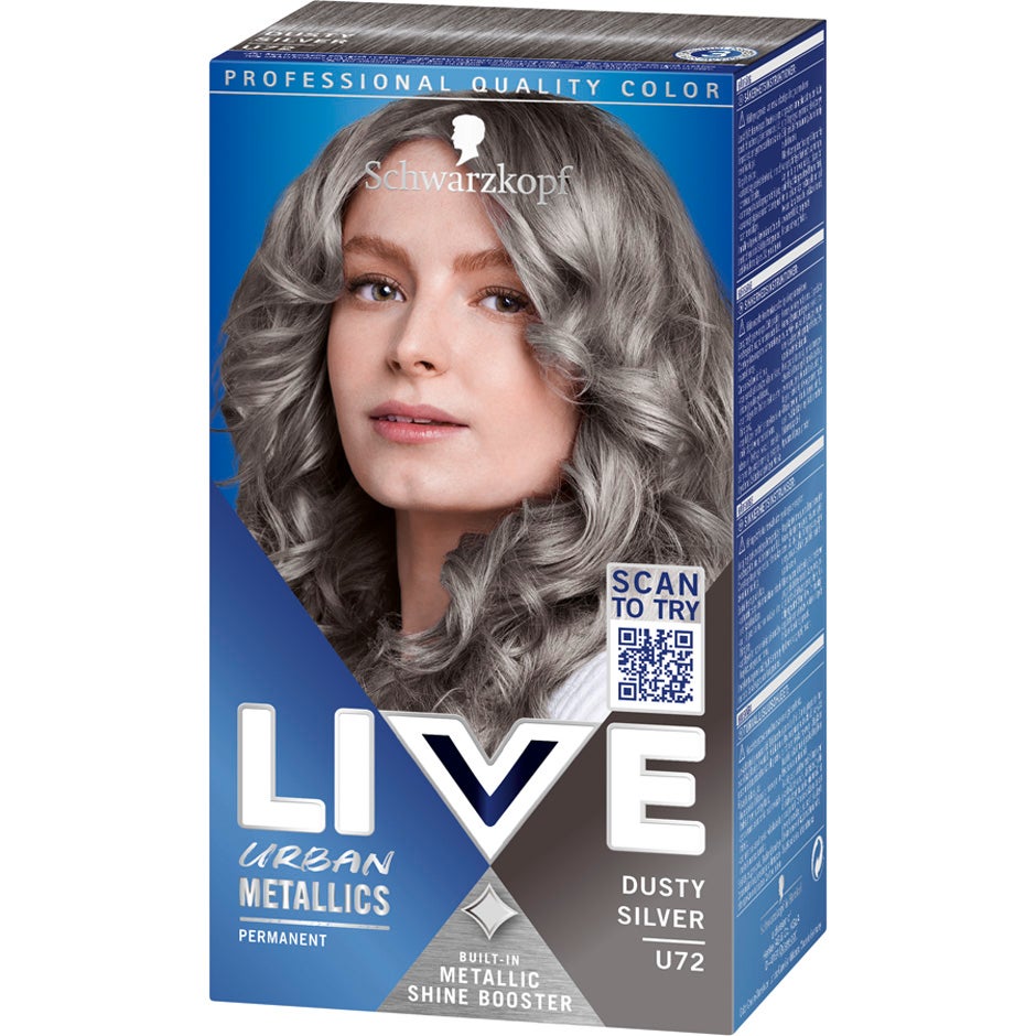 Schwarzkopf LIVE Urban Metallics Dusty Silver U72 Schwarzkopf LIVE Urban Metallics Dusty Silver U72