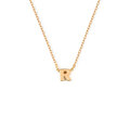 Gold Plated Initial R Necklace Giftbox