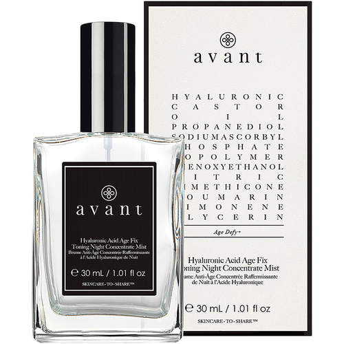 Avant Skincare Hyaluronic Acid Age Fix Toning Night Concentrate Mist