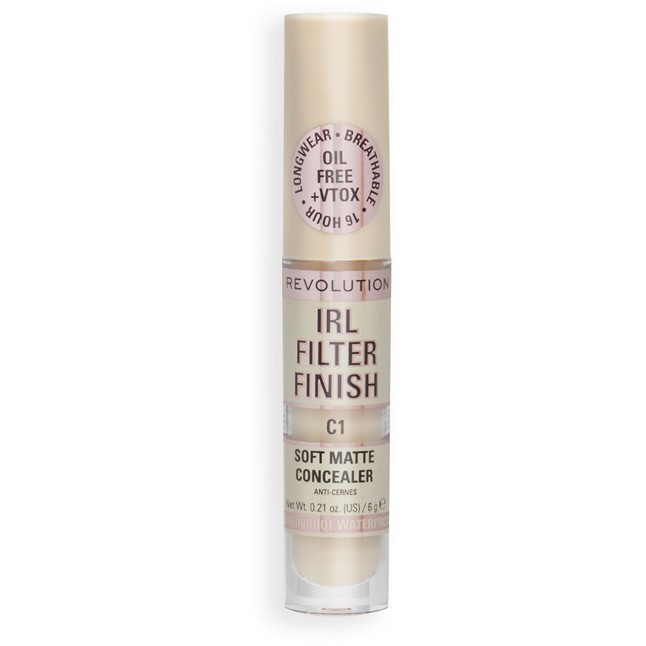 Makeup Revolution IRL Filter Finish Concealer C1 - 6 g