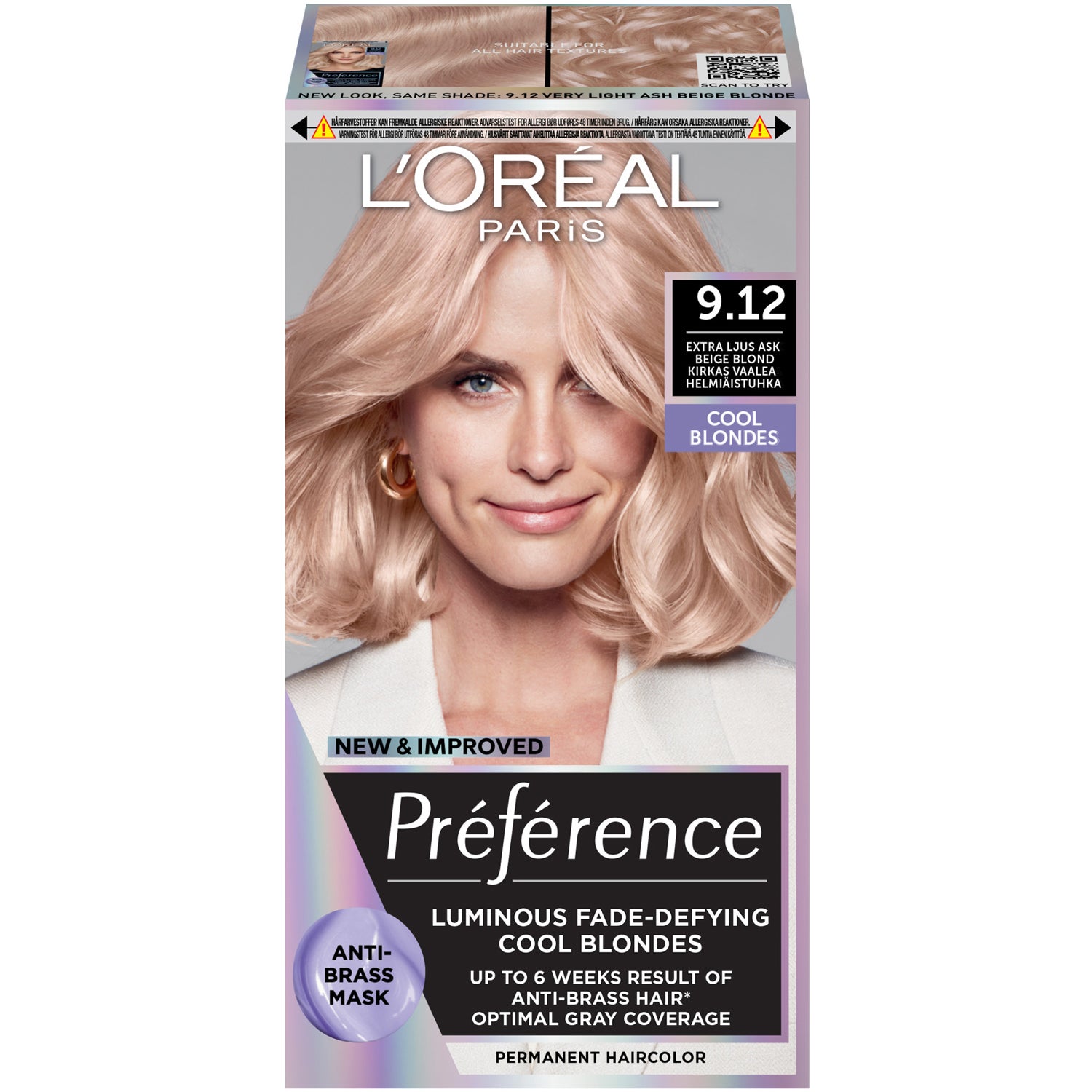 Préférence,  L'Oréal Paris Alla hårfärger